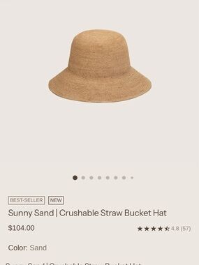 Will + Bear sunny sand bucket hat